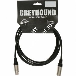 KLOTZ GRG1FM10.0 GREYHOUND готовый микрофонный кабель, никелированные разъемы Klotz XLR мама XLR папа, длина 10 - фото 68072