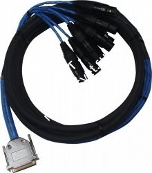 AVID DB25-XLR M+F AES/EBU DigiSnake 4' кабель - фото 68149