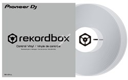 PIONEER RB-VD1-CL Тайм-код пластинки для rekordbox DVS, прозрачные (пара) - фото 68244