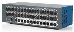 Soundcraft MSB-32i Cat5 Mini Stagebox 32 (3U) 32 удалённо управляемых микр. предусилителей и 12 аналоговых линейных выходов, 2 M - фото 68382