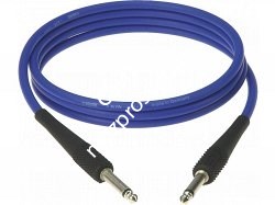 KLOTZ KIK4,5PPBL готовый инструментальный кабель, длина 4.5м, разъемы KLOTZ Mono Jack (прямой-прямой), цвет синий - фото 68425