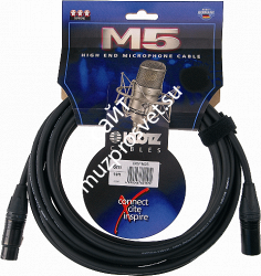 KLOTZ M5FM10 готовый микрофонный кабель MC5000,10м, XLR/F Neutrik, металл - XLR/M Neutrik, металл - фото 68466