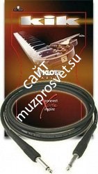 KLOTZ PP-JJ0030 3 патч кабеля для соединения педалей, дл 30 см, разъёмы mono jack (TS) KLOTZ (прямые) - фото 68499