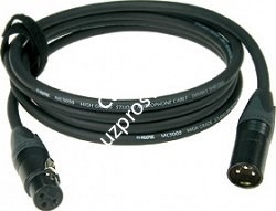 KLOTZ M5FM03 готовый микрофонный кабель MC5000, длина 3м, XLR/F Neutrik - XLR/M Neutrik - фото 68610
