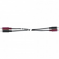 QUIK LOK AD9-2K компонентный кабель, разъемы 2 RCA MALE - 2 RCA MALE, пластиковые, длина 2 м - фото 68683