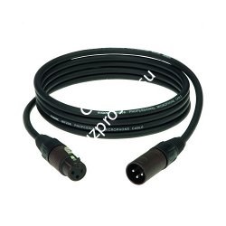 KLOTZ M1FM1K0200 микрофонный кабель MY206, бронзовые 3pin XLR Neutrik мама, папа, длина 2 м - фото 68697