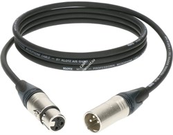 KLOTZ M1FM1N0300 готовый микрофонный кабель MY206, длина 3м, XLR/F Neutrik, металл - XLR/M Neutrik, металл - фото 68802