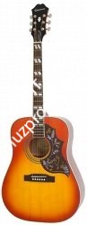 EPIPHONE HUMMINGBIRD PRO ACOUSTIC/ELECTRIC W/SHADOW FADED CHERRY BURST электро-акустическая гитара, цвет красный санбёрст - фото 69841