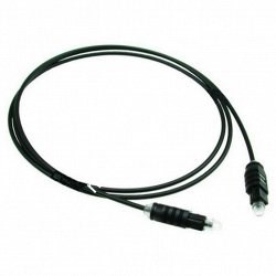 KLOTZ FO01TT цифровой кабель для ADATи SPDIF, разъемы Toslink, диаметр 2,2 мм, чёрный, 1 м - фото 70481
