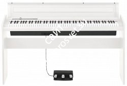 KORG LP-180-WH цифровое пианино, 10 тембров, тройная педаль, стойка и адаптор питания в комплекте, цвет белый - фото 70631