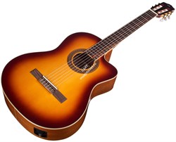 CORDOBA IBERIA C5-CESB SP, классическая гитара, топ - ель, дека - махагони, тембр блок - Fishman Isys+, цвет - санберст - фото 72281