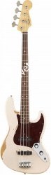 FENDER Flea Jazz Bass Rosewood Fingerboard Roadworn Shell Pink - бас-гитара Jazz Bass, именная модель Фли (RHCP) -цвет коралл - фото 72389