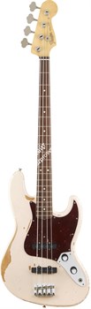 FENDER Flea Jazz Bass Rosewood Fingerboard Roadworn Shell Pink - бас-гитара Jazz Bass, именная модель Фли (RHCP) -цвет коралл - фото 72390