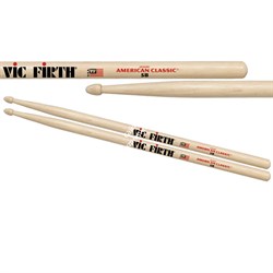 VIC FIRTH American Classic® 5B барабанные палочки, орех, деревянный наконечник - фото 72541