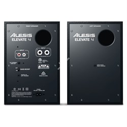 ALESIS ELEVATE 4 активные мониторы 50Вт(пара), 4' низкочастотный динамик, 1' tweeter, аудио, сетевой и комутационный кабели в ко - фото 73734