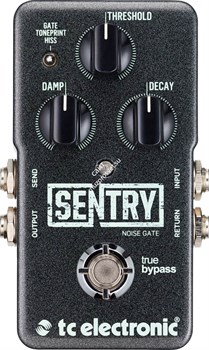 TC Electronic Sentry Noise Gate напольная гитарная педаль эффекта шумоподавления - фото 74677