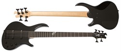 EPIPHONE Toby Deluxe-V Bass (gloss) EB бас-гитара 5-струнная, цвет черный - фото 74702
