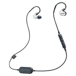 SHURE SE215SPE-W-UNI-EFS Наушники внутриканальные (наушники вставные) с одним драйвером, цвет белый. Гарнитурный кабель TRRS 3.5 - фото 76301