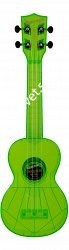 WATERMAN by KALA KA-SWF-GN Укулеле, форма корпуса - сопрано, материал - АБС пластик, цвет - флуоресцентный зелёный, чехол - фото 76329