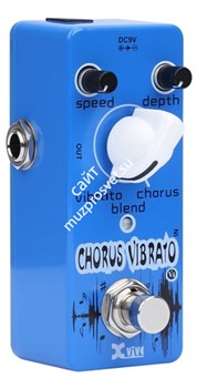 XVIVE V8 Chorus Vibrato напольная гитарная педаль эффектов хорус и вибрато - фото 76364