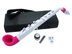 NUVO jSax (White/Pink) саксофон, материал - АБС пластик, цвет - белый/розовый - фото 76500