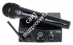 AKG WMS40 Mini Vocal Set BD US25A (537.500) вокальная радиосистема с ручным передатчиком c капсюлем D88 - фото 76504