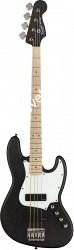 Squier Contemporary Active Jazz Bass® HH, Maple Fingerboard, Flat Black бас-гитара с активными звукоснимателями НН, цвет черный - фото 76809