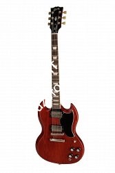 GIBSON SG Standard '61 Vintage Cherry электрогитара, цвет вишневый, в комплекте кейс - фото 77139