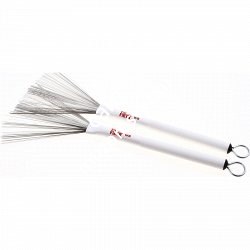 VIC FIRTH BRUSHES WB Jazz Brush металлические барабанные щётки, выдвижные, в выдвинутом состоянии ширина прутов 6' - фото 78511