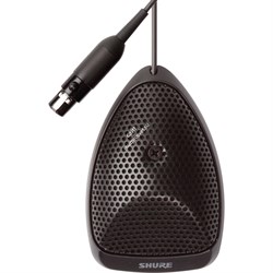 SHURE MX391/C плоский настольный кардиоидный конференц. микрофон с кабелем (3,6м), черный. - фото 78556