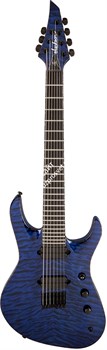 JACKSON USA Signature Chris Broderick Soloist™ HT7, Ebony Fingerboard, Transparent Blue with Case Электрогитара, серия Artist Si - фото 78722