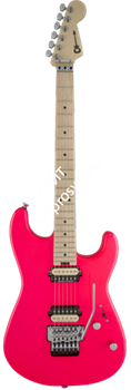 Charvel Pro-Mod San Dimas Style 1 HH FR, Maple Fingerboard, Neon Pink Электрогитара Charvel, серия San Dimas, цвет ярко-розовый - фото 80168