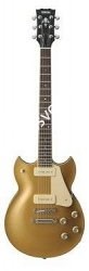 Yamaha SG1802 электрогитара с кейсом, Gold Top - фото 80446