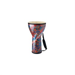 REMO DJ-FESM-17- Djembe, Festival, Pre-Tuned, Small, 8' X 14', SKYNDEEP®, FIBERSKYN®, Fabric Rainbow джембе - фото 80911