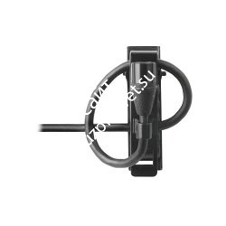 SHURE MX150B/O-XLR всенаправленный петличный микрофон черного цвета с преампом RK100PK, кабелем 1.8м, XLR коннектором - фото 81758