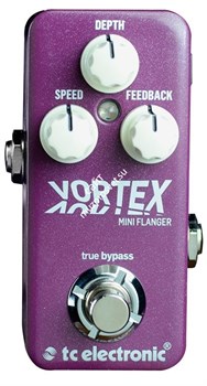 TC ELECTRONIC Vortex Mini Flanger напольная гитарная эффект педаль в уменьшенном корпусе, флэнджер - фото 84077