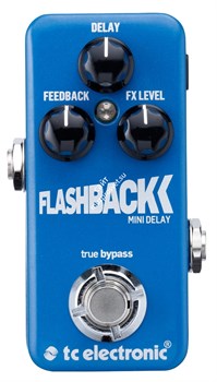 TC ELECTRONIC Flashback Mini Delay напольная гитарная эффект педаль в уменьшенном корпусе, дилей - фото 84170