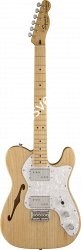 FENDER Squier® Classic Series 72 Tele Thinline, Maple Fingerboard, Natural электрогитара, цвет - натуральный - фото 84244