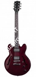 GIBSON MEMPHIS ES-339 STUDIO WINE RED полуакустическая электрогитара с кейсом, цвет красный - фото 84567