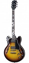 GIBSON MEMPHIS ES-339 SUNSET BURST полуакустическая электрогитара с кейсом, цвет сансет бёрст - фото 84573