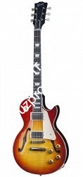 GIBSON MEMPHIS ES-LES PAUL HERITAGE SUNBURST полуакустическая электрогитара с кейсом, цвет красный санбёрст - фото 84578