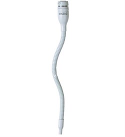 SHURE MX202WP/C миниатюрный театрально-хоровой кардиоидный подвесной микрофон с потолочным креплением и преампом, цвет белый - фото 85054