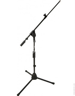 QUIK LOK A516 BK EU низкая микрофонная стойка типа журавль на треноге, высота 52-76 см, длина журавля 53-91 см, чёрн - фото 85605