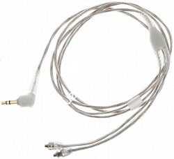 SHURE EAC46CLS отсоединяемый кабель для наушников SE846, прозрачный, посеребренные MMCX коннекторы - фото 85622