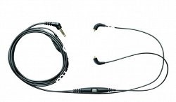 SHURE EAC64BKS отсоединяемый кабель для наушников SE846, черный, посеребренные MMCX коннекторы - фото 85626