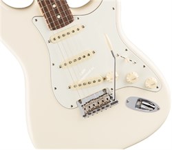 FENDER AM PRO STRAT RW OWT электрогитара American Pro Stratocaster, цвет олимпик уайт, палисандровая накладка грифа - фото 86388