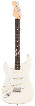 FENDER AM PRO STRAT LH RW OWT электрогитара American Pro Stratocaster, леворукая, цвет олимпик уайт, палисандровая накладка - фото 86449