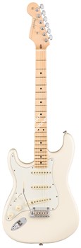 FENDER AM PRO STRAT LH MN OWT электрогитара American Pro Stratocaster, леворукая, цвет олимпик уайт, кленовая накладка гриф - фото 86472