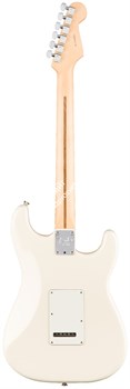 FENDER AM PRO STRAT LH MN OWT электрогитара American Pro Stratocaster, леворукая, цвет олимпик уайт, кленовая накладка гриф - фото 86473