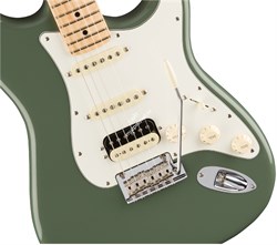 FENDER AM PRO STRAT HSS SHAW MN ATO электрогитара American Pro Stratocaster, HSS, цвет антик олив, кленовая накладка грифа - фото 86539